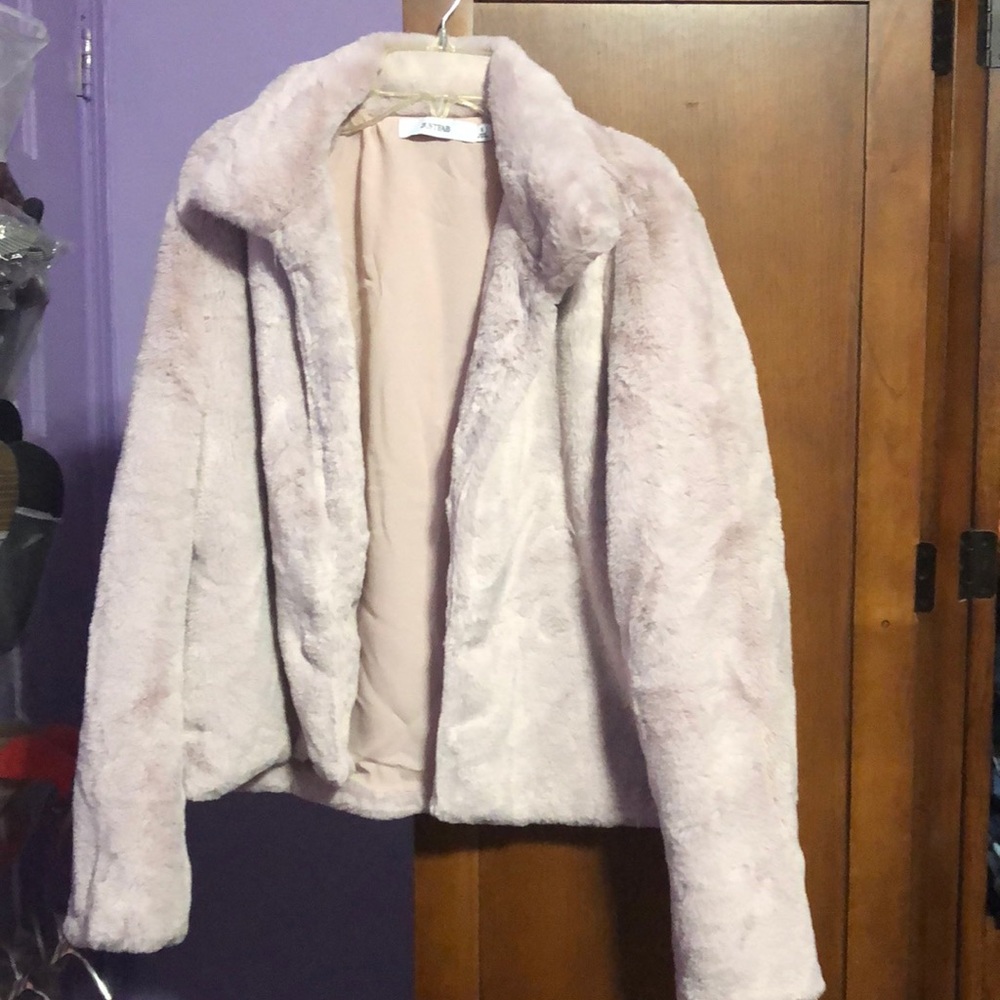 Just Fab Fur pink Jacket